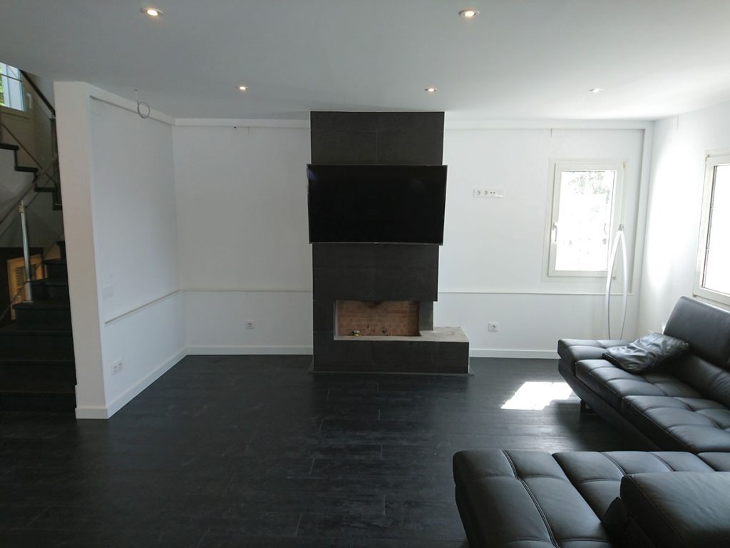 Reforma integral salón casa